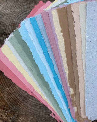 White Dragon Paper Handmade Recycled Paper