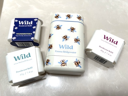 Wild deodorant and refills